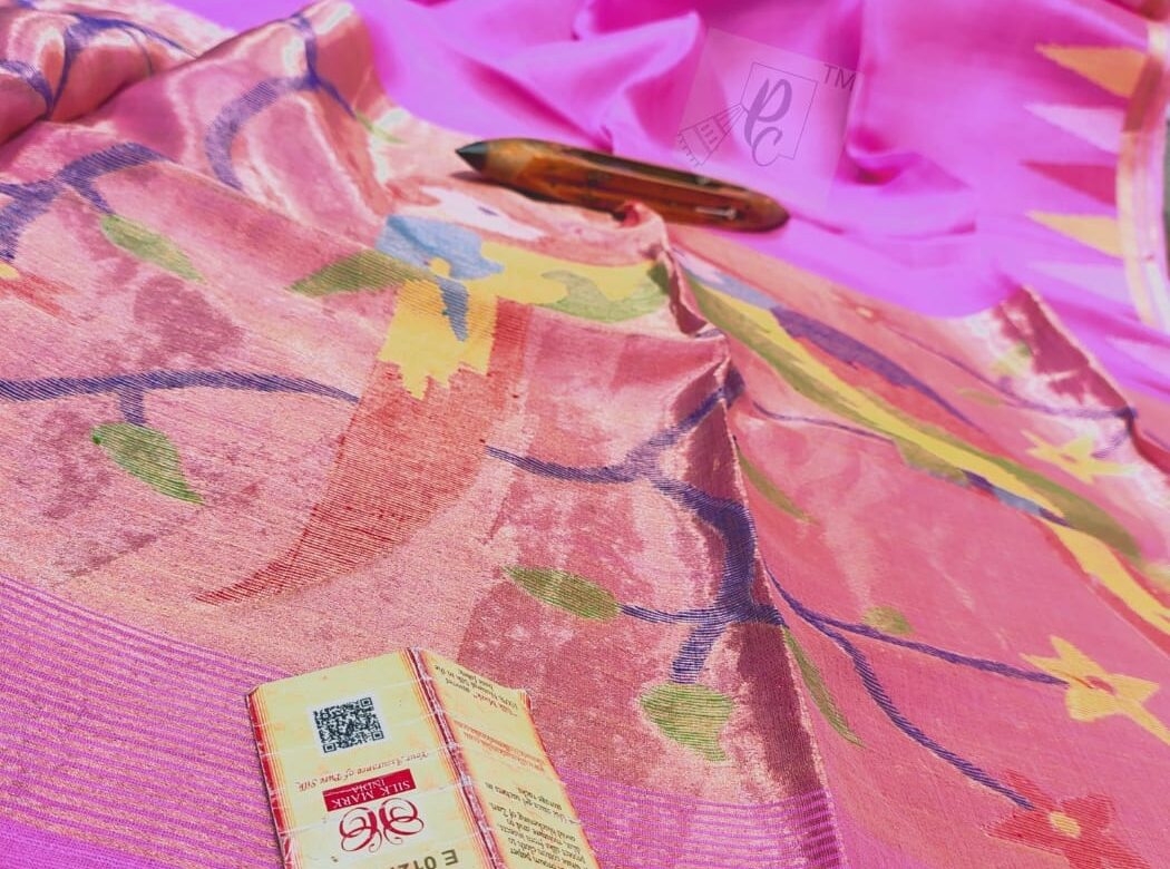 Pure Muslin Temple Border Sarees (25)