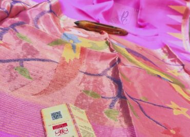 Pure Muslin Temple Border Sarees (25)