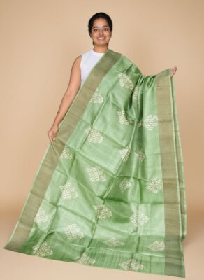 Pure Tussar Digital Printed Sarees (3)