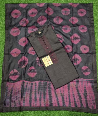 Pure Tussar Silk Semi Stritched Dresses With Price (23)