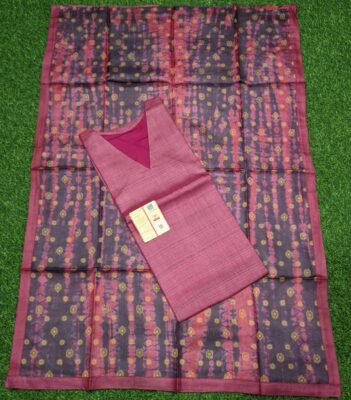 Pure Tussar Silk Semi Stritched Dresses With Price (29)