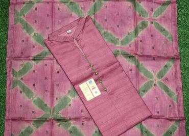 Pure Tussar Silk Semi Stritched Dresses With Price (34)