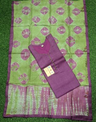 Pure Tussar Silk Semi Stritched Dresses With Price (39)