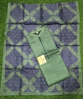 Pure Tussar Silk Semi Stritched Dresses With Price (40)