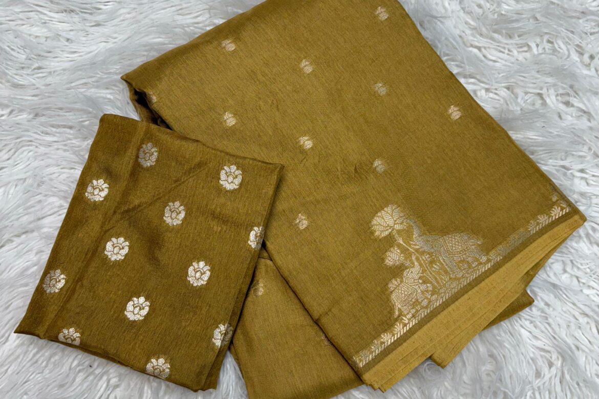 Russian Viscose Sarees With Blouse (4)