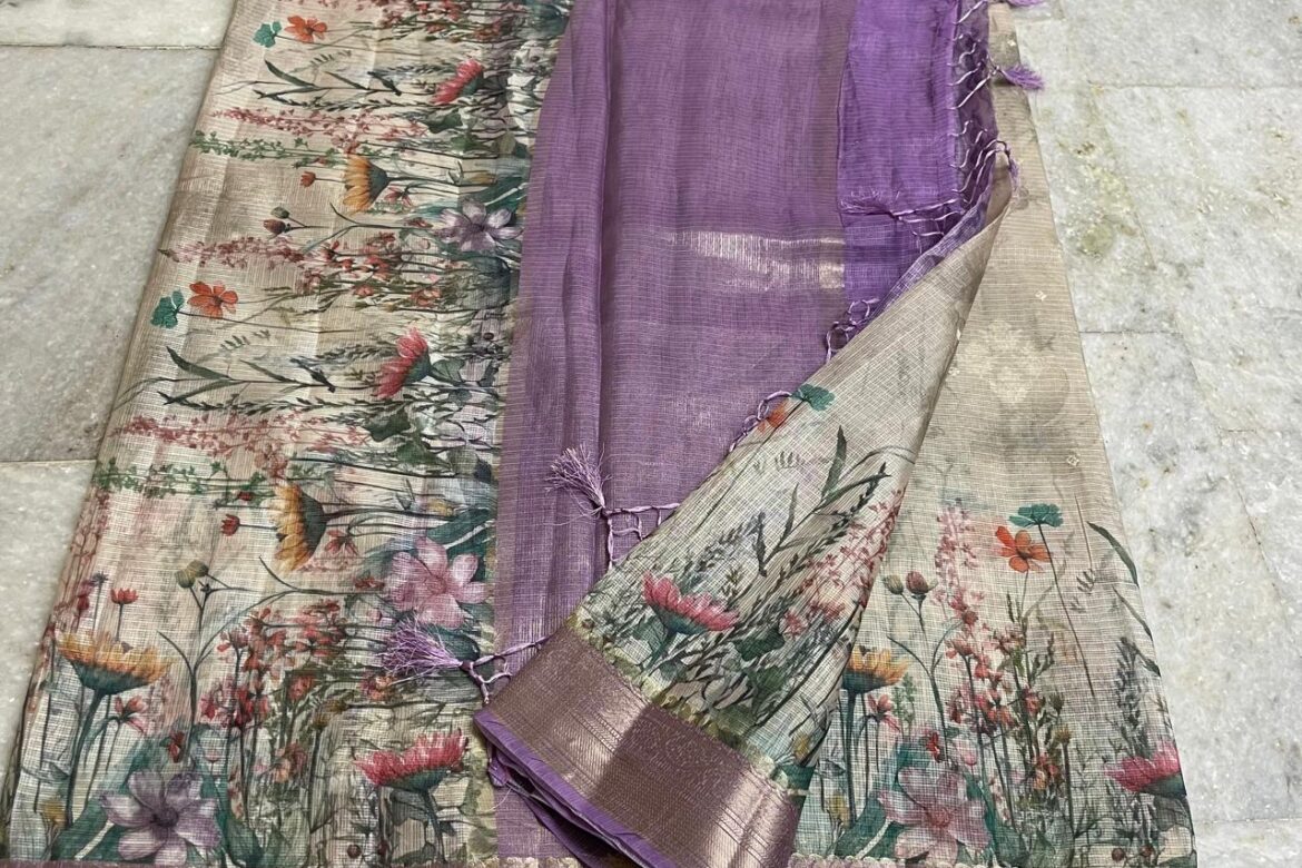 Soft Silk Kota Sarees With Digital Prints (2)