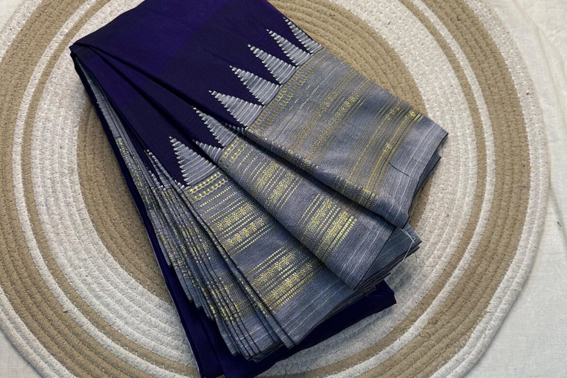 Tana Warp Mercidised Cotton Sarees (7)