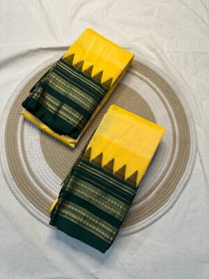 Tana Warp Mercidised Cotton Sarees (8)