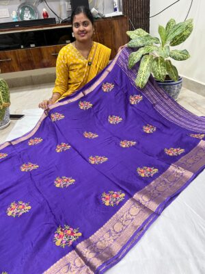 Trending Banaras Khaddi Chiffon Sarees (9)