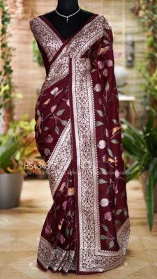 Tussar Silk Embroidary Sarees (31)