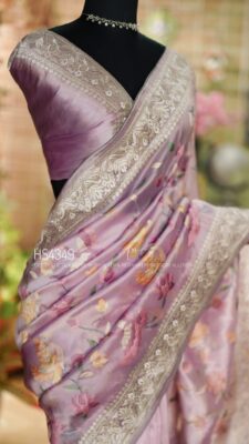 Tussar Silk Embroidary Sarees (43)