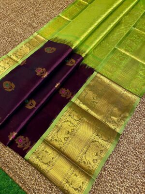 Mangalagiri Pattu Sarees With Blouse (2)