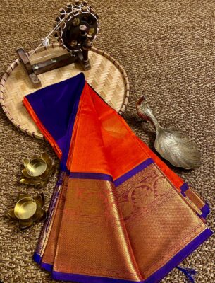 Mangalagiri Pattu Sarees With Blouse (3)