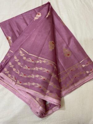 Banarasi Premium Munga Crepe Sarees With Blouse (2)