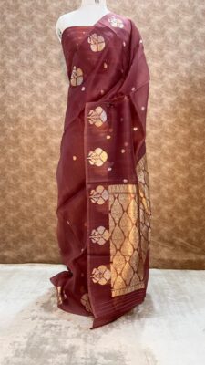 Banarasi Pure Kora Silk Sarees With Silkmark (16)