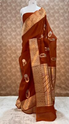 Banarasi Pure Kora Silk Sarees With Silkmark (2)