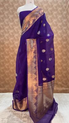 Banarasi Pure Kora Silk Sarees With Silkmark (3)
