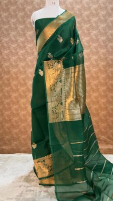 Banarasi Pure Kora Silk Sarees With Silkmark (4)
