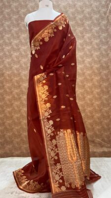 Banarasi Pure Kora Silk Sarees With Silkmark (5)