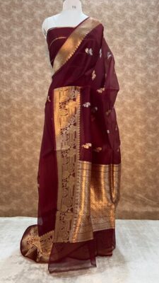 Banarasi Pure Kora Silk Sarees With Silkmark (8)