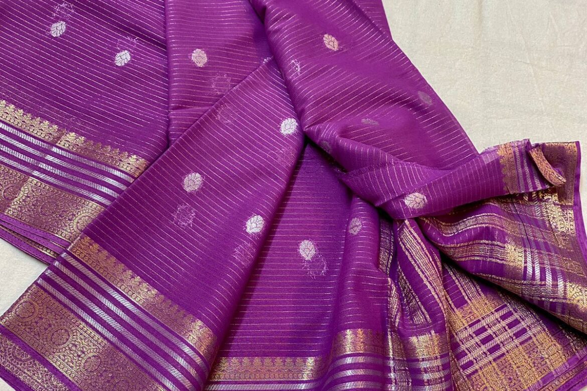 Beautiful Mysore Silk Sarees With Kanchi Border (7)