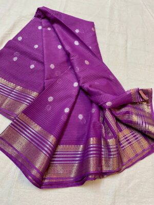 Beautiful Mysore Silk Sarees With Kanchi Border (7)