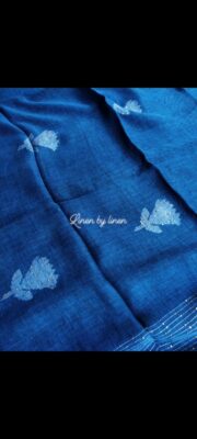 Exclusive Linen Sequence Jamdhani Sarees (10)