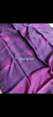 Exclusive Linen Sequence Jamdhani Sarees (13)