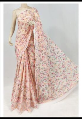 Georgette Tepchi Sarees With Blouse (1)
