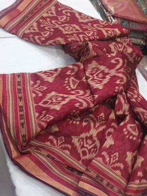 Latest Chanderi Ajrakh Printed Sarees (16)