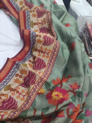Latest Chanderi Ajrakh Printed Sarees (18)