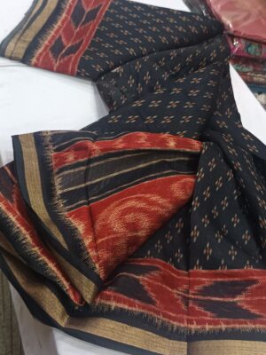 Latest Chanderi Ajrakh Printed Sarees (6)