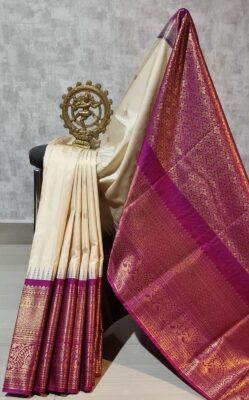 Latest Semi Gadwal Sarees With Blouse (11)