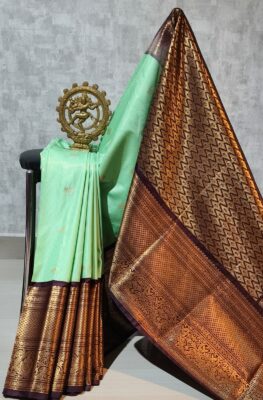 Latest Semi Gadwal Sarees With Blouse (29)