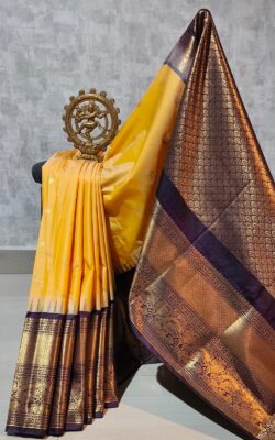 Latest Semi Gadwal Sarees With Blouse (5)