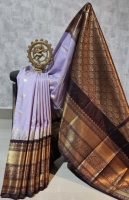 Latest Semi Gadwal Sarees With Blouse (8)