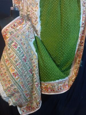 Latest Soft Silk Pashmina Work Sarees (2)