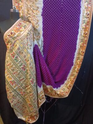 Latest Soft Silk Pashmina Work Sarees (5)