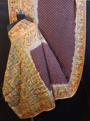 Latest Soft Silk Pashmina Work Sarees (6)