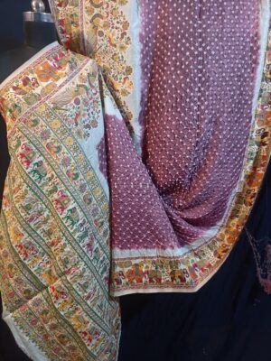 Latest Soft Silk Pashmina Work Sarees (8)