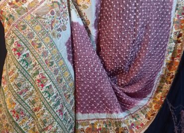 Latest Soft Silk Pashmina Work Sarees (8)