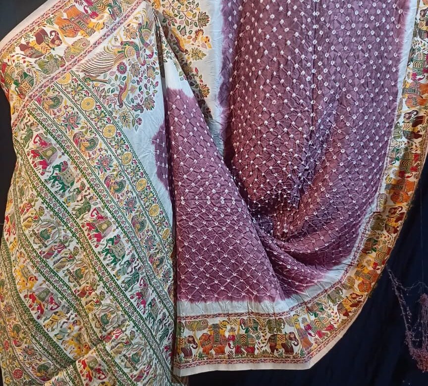 Latest Soft Silk Pashmina Work Sarees (8)