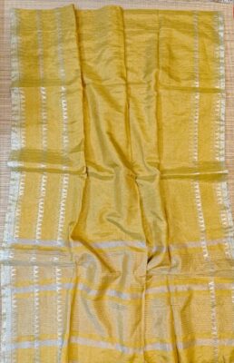 Latest Tissue Temple Border Sarees (14)