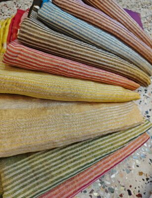 Latest Tissue Temple Border Sarees (15)