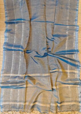 Latest Tissue Temple Border Sarees (17)