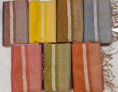 Latest Tissue Temple Border Sarees (19)