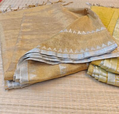 Latest Tissue Temple Border Sarees (20)
