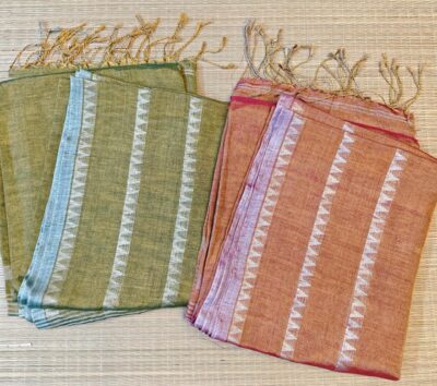 Latest Tissue Temple Border Sarees (4)