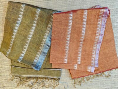 Latest Tissue Temple Border Sarees (7)