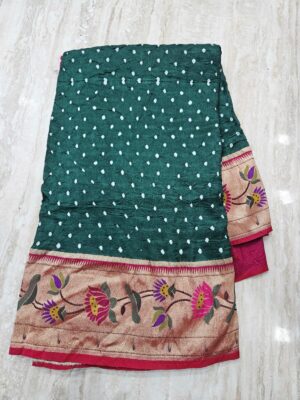 Pure Georgette Handcrafted Bandej Sarees (11)